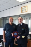 Visita Comandante Vincenzo Leone alla Corporazione dei Piloti dei Porti di Roma