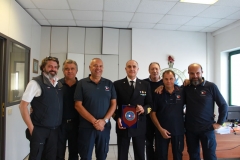Visita Comandante Vincenzo Leone alla Corporazione dei Piloti dei Porti di Roma
