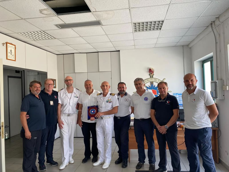 Primo incontro con il nuovo Comandante del Porto CV (CP) Francesco Tomas